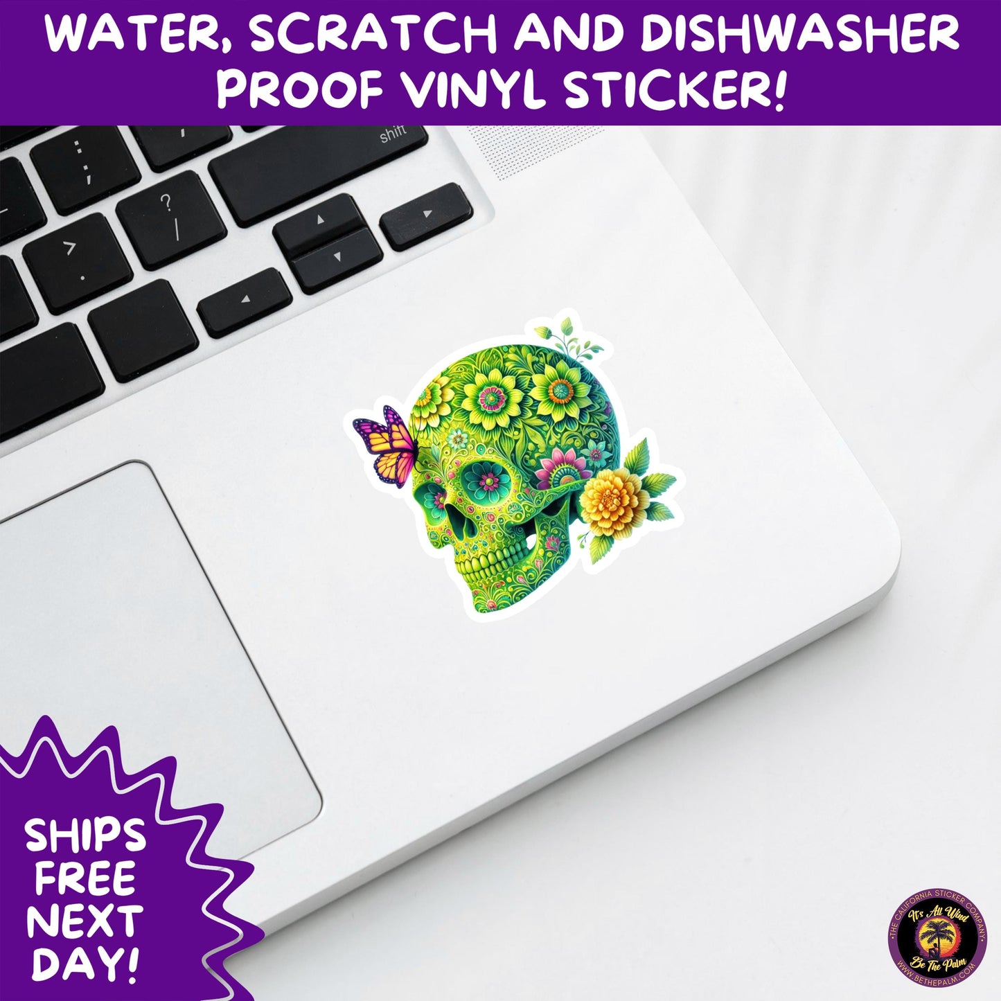 SUGAR SKULL STICKERS Day of the Dead Aesthetic Sticker Pack for Journals Laptops Water Bottles Halloween Decor and Spooky Season Gifts