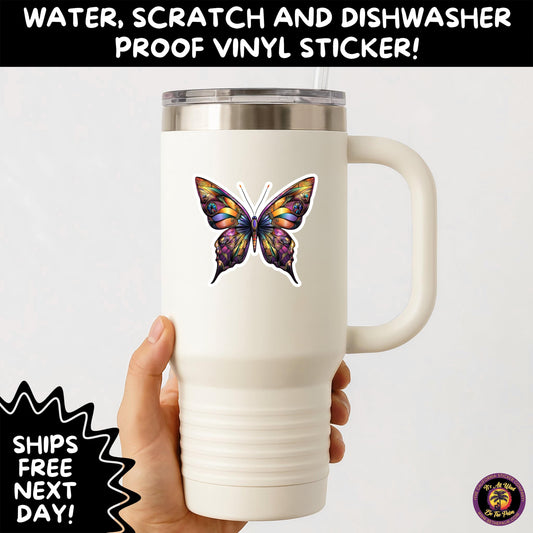 GOTH MOTH STICKERS | Gothic Insect Vinyl Stickers, Dark Aesthetic Stickers for Laptops Journals, Spooky Bug Stickers, Moth Witchy Decor