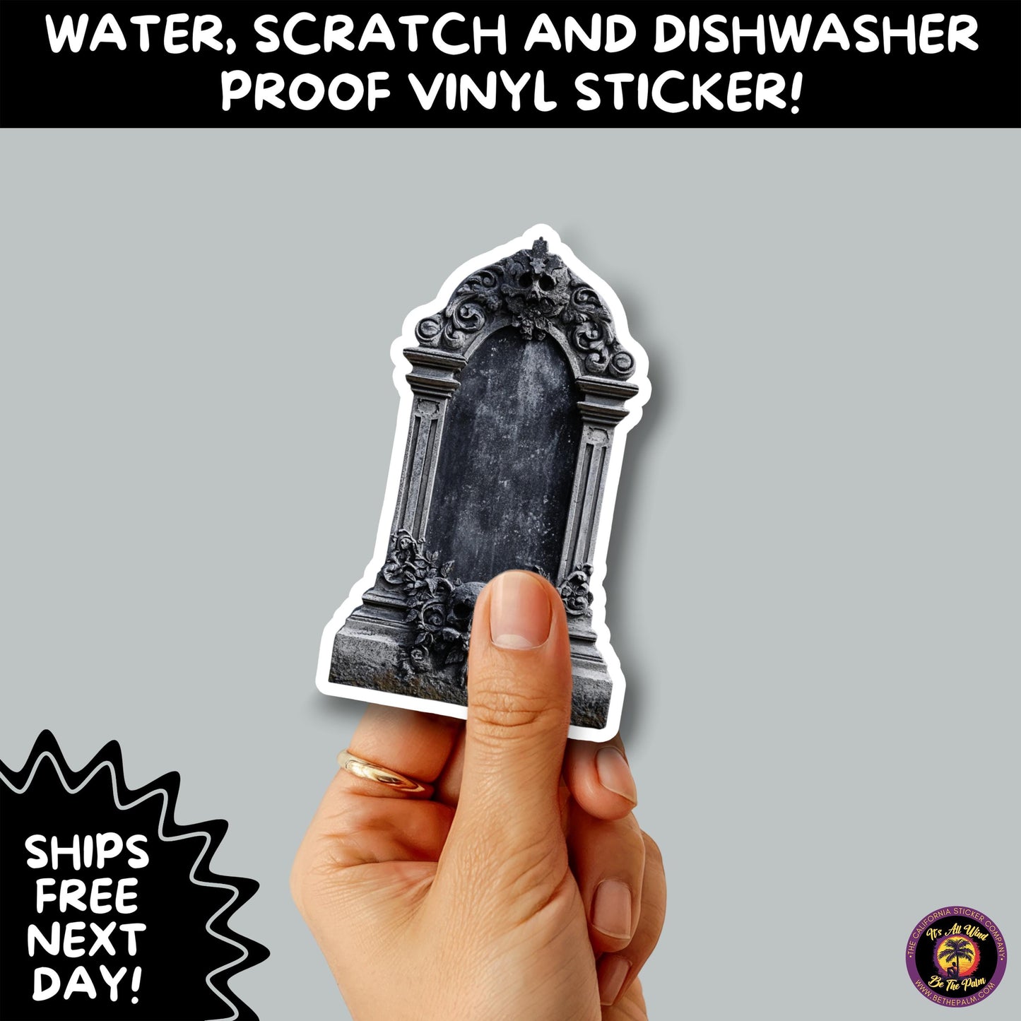 DARK GOTHIC STICKERS β Witchcore, Spooky, Occult, Alternative Vinyl Decals for Journals, Water Bottles, cemetery, headstone, and MacBooks