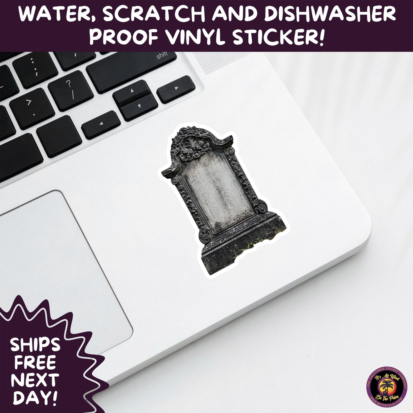 DARK GOTHIC STICKERS Witchcore, Spooky, Occult, Alternative Vinyl Decals for Journals, Water Bottles, cemetery, headstone, and MacBooks