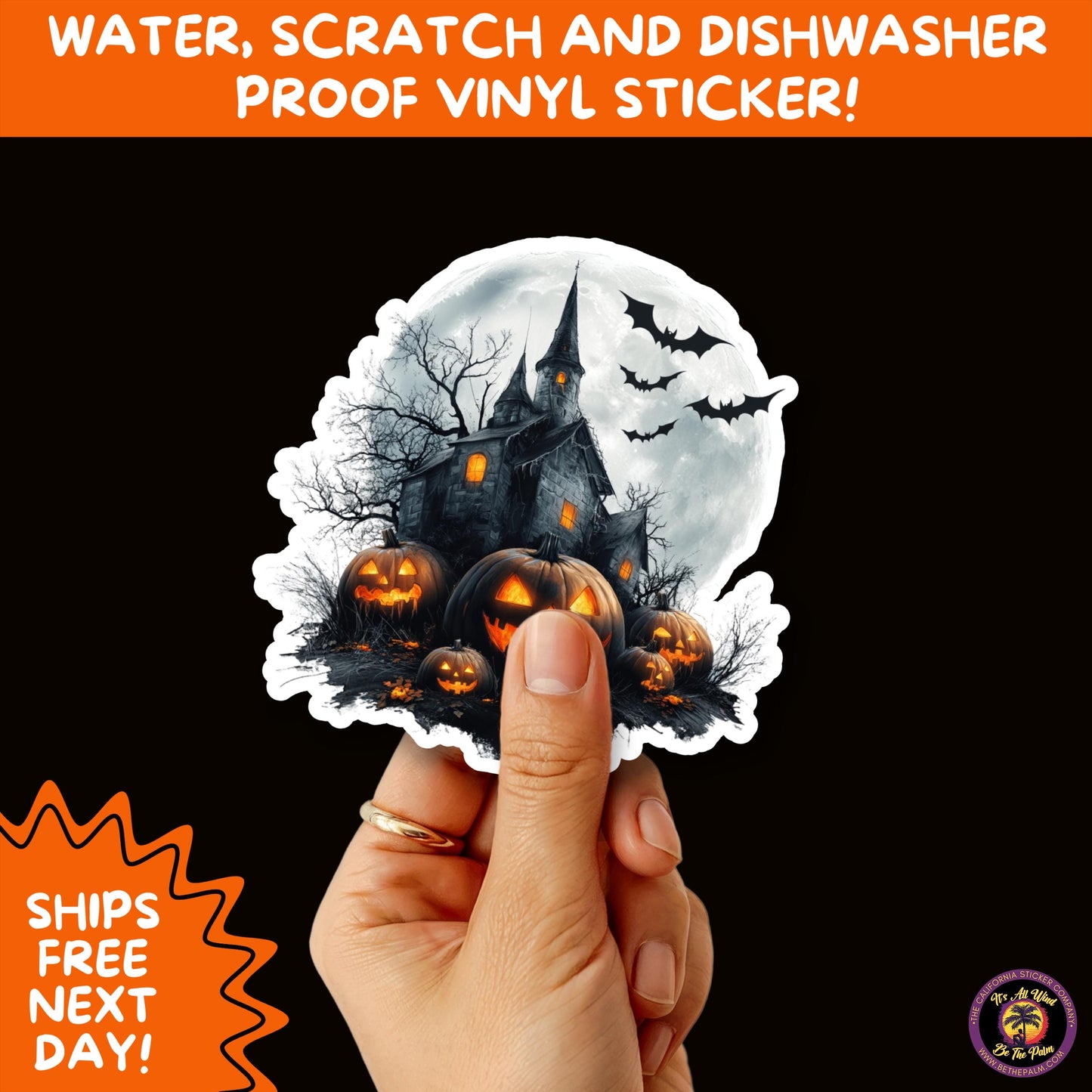 JACK O LANTERN | Aesthetic Halloween Stickers for Planners, Laptops, Water Bottles, and Spooky Autumn Craft Projects