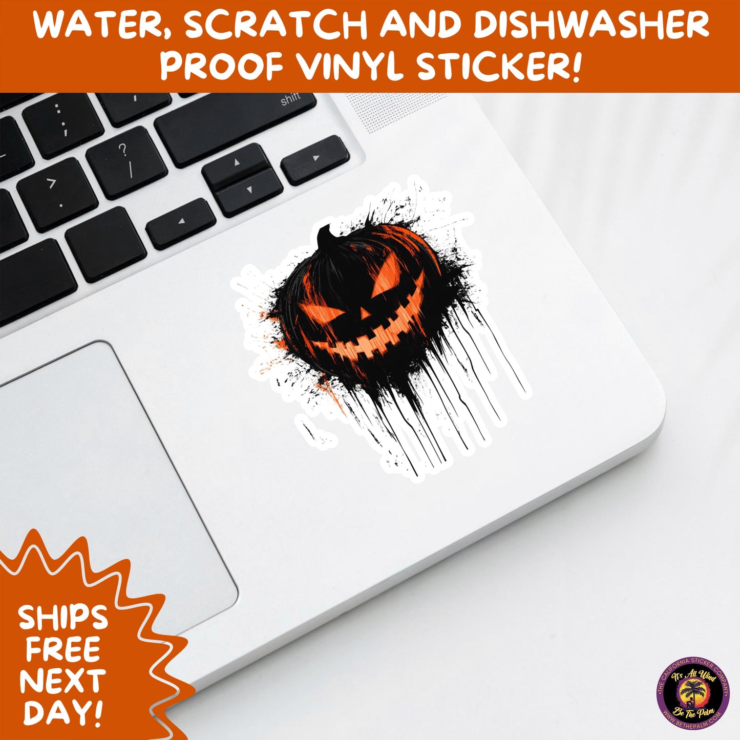JACK O LANTERN | Aesthetic Halloween Stickers for Planners, Laptops, Water Bottles, and Spooky Autumn Craft Projects