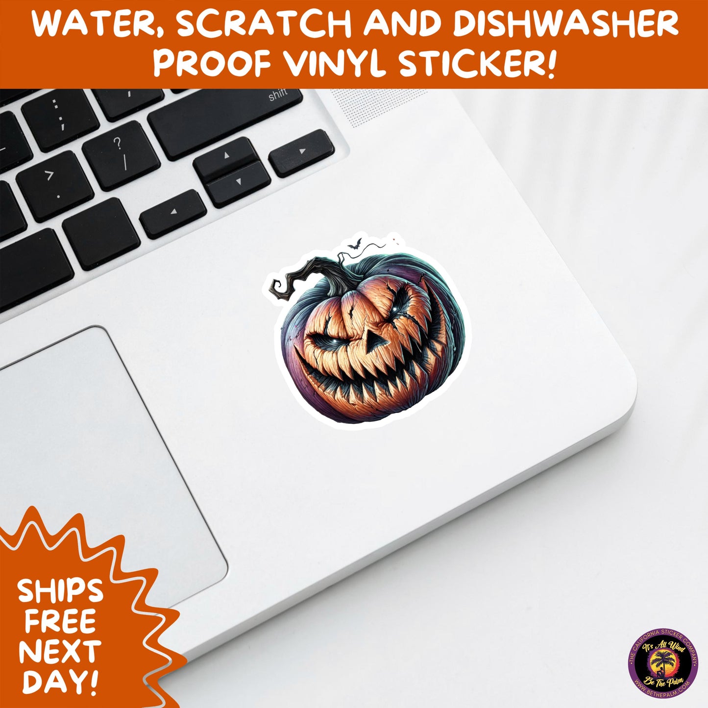 JACK O LANTERN | Aesthetic Halloween Stickers for Planners, Laptops, Water Bottles, and Spooky Autumn Craft Projects