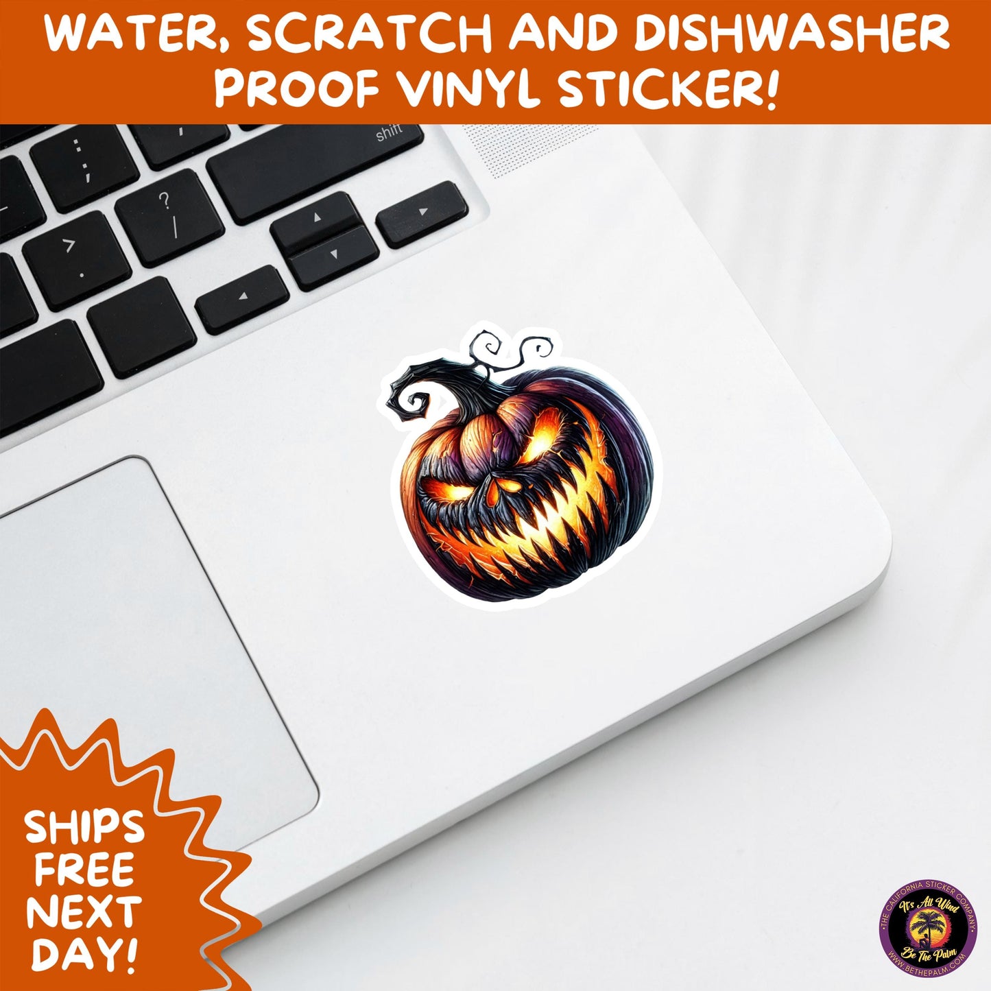 JACK O LANTERN | Aesthetic Halloween Stickers for Planners, Laptops, Water Bottles, and Spooky Autumn Craft Projects