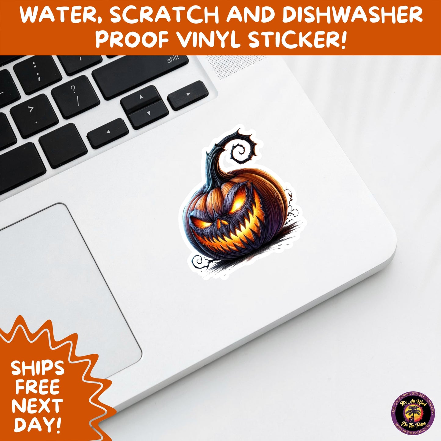 JACK O LANTERN | Aesthetic Halloween Stickers for Planners, Laptops, Water Bottles, and Spooky Autumn Craft Projects