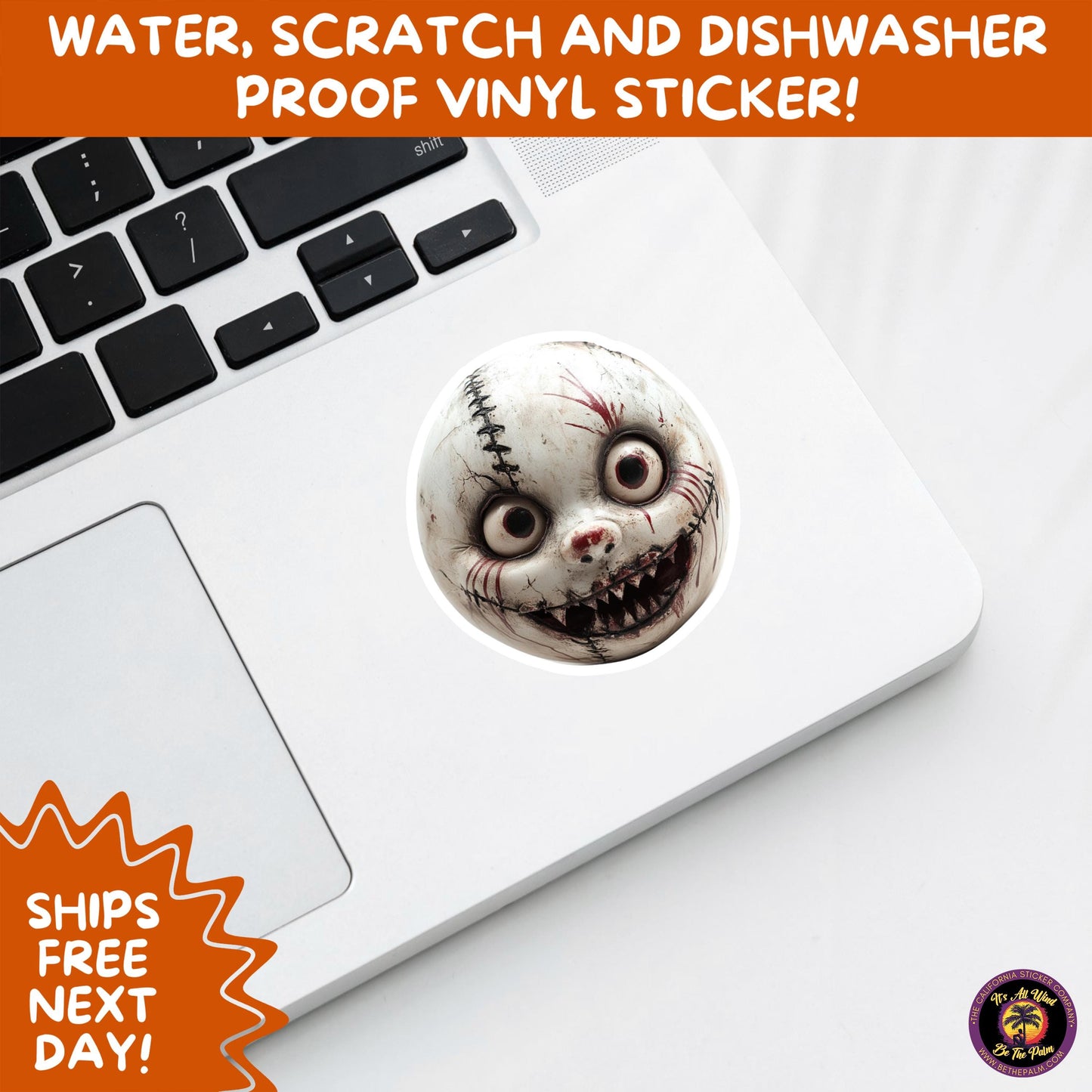 HORROR DOLL STICKERS Spooky Cute Creepy Girl Stickers β Perfect for Halloween, Scrapbooking, and Horror Aesthetic Fans