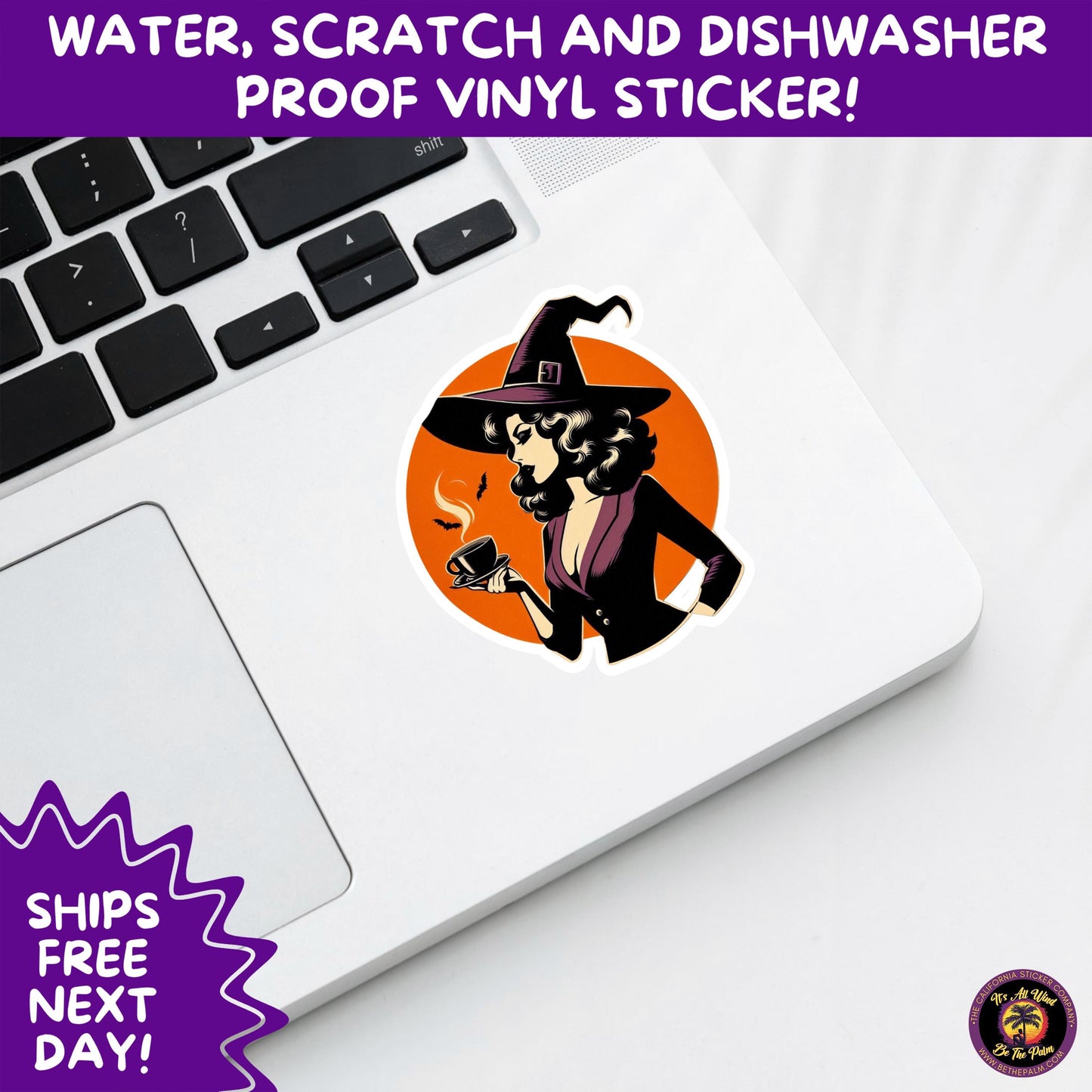 HALLOWEEN VINYL STICKERS | Spooky Ghosts, Witches, Pumpkins, Skulls and Bats β Waterproof Halloween Sticker Pack for All Ages