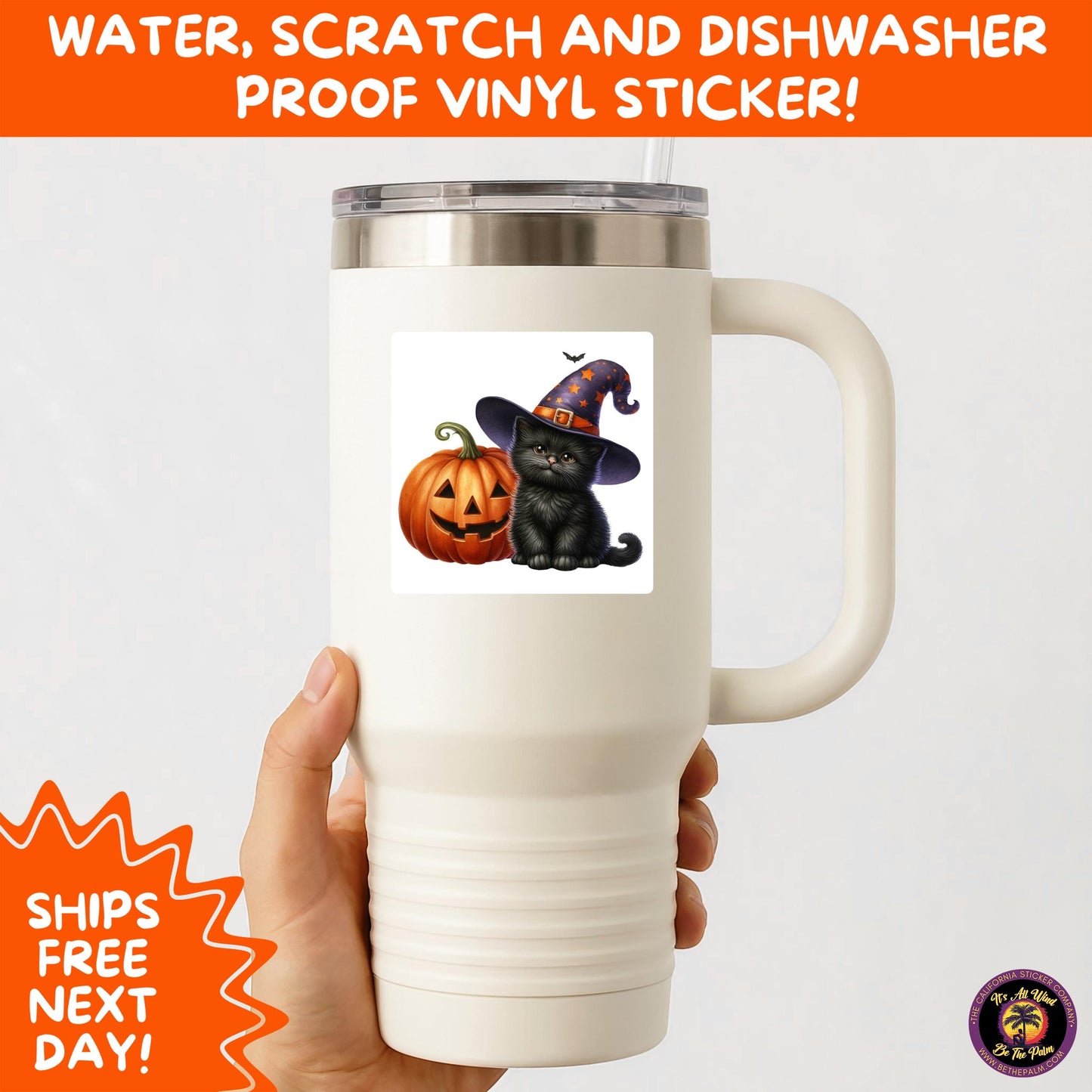 HALLOWEEN VINYL STICKERS | Spooky Ghosts, Witches, Pumpkins, Skulls and Bats β Waterproof Halloween Sticker Pack for All Ages