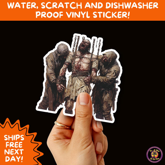 GORE HORROR STICKERS | Creepy Vibe Aesthetic – Blood, Skulls, Guts, and Creepy Vinyl Art for Halloween and Alternative Style Fans