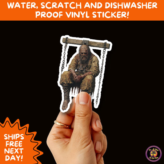 GORE HORROR STICKERS | Creepy Vibe Aesthetic Blood, Skulls, Guts, and Creepy Vinyl Art for Halloween and Alternative Style Fans