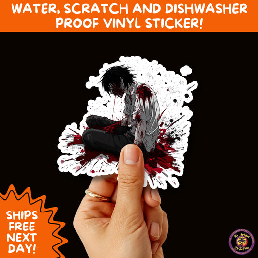 GORE HORROR STICKERS | Creepy Vibe Aesthetic – Blood, Skulls, Guts, and Creepy Vinyl Art for Halloween and Alternative Style Fans