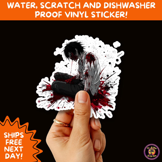 GORE HORROR STICKERS | Creepy Vibe Aesthetic – Blood, Skulls, Guts, and Creepy Vinyl Art for Halloween and Alternative Style Fans