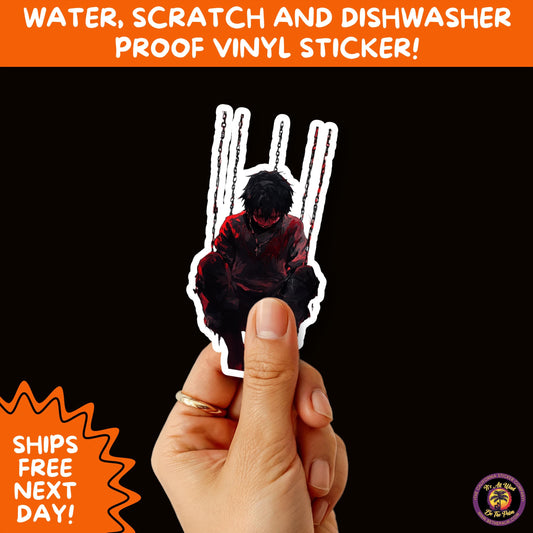 GORE HORROR STICKERS | Creepy Vibe Aesthetic – Blood, Skulls, Guts, and Creepy Vinyl Art for Halloween and Alternative Style Fans