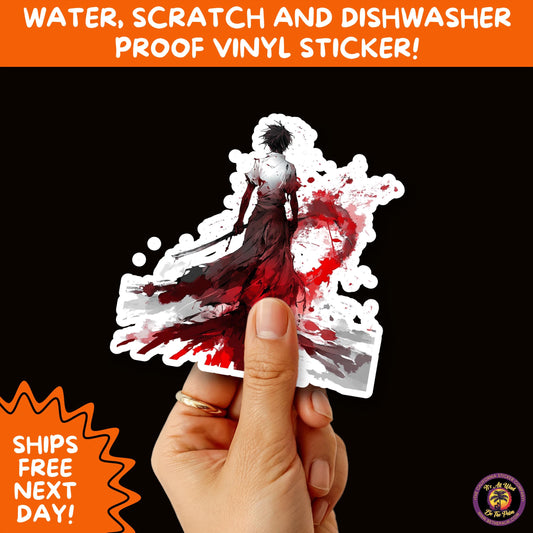 GORE HORROR STICKERS | Creepy Vibe Aesthetic – Blood, Skulls, Guts, and Creepy Vinyl Art for Halloween and Alternative Style Fans