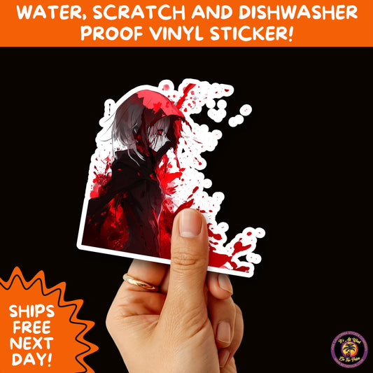 GORE HORROR STICKERS | Creepy Vibe Aesthetic – Blood, Skulls, Guts, and Creepy Vinyl Art for Halloween and Alternative Style Fans