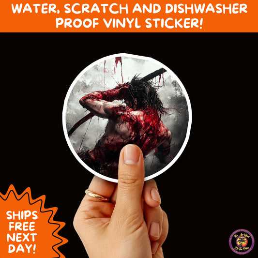 GORE HORROR STICKERS | Creepy Vibe Aesthetic – Blood, Skulls, Guts, and Creepy Vinyl Art for Halloween and Alternative Style Fans