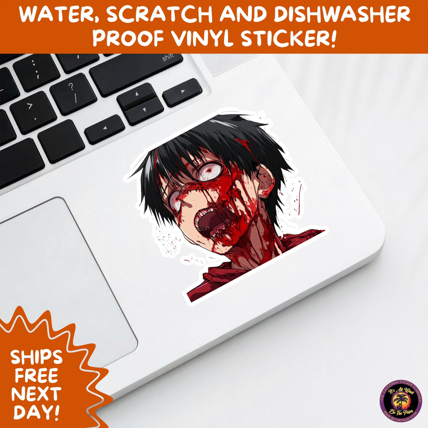 GORE HORROR STICKERS | Creepy Vibe Aesthetic Blood, Skulls, Guts, and Creepy Vinyl Art for Halloween and Alternative Style Fans