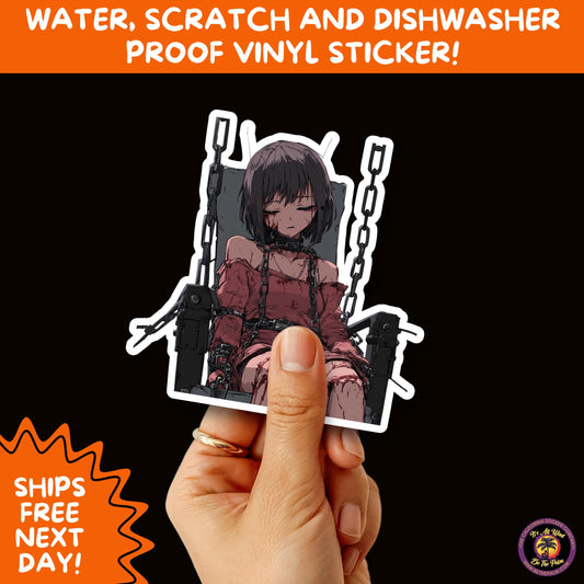 GORE HORROR STICKERS | Creepy Vibe Aesthetic – Blood, Skulls, Guts, and Creepy Vinyl Art for Halloween and Alternative Style Fans