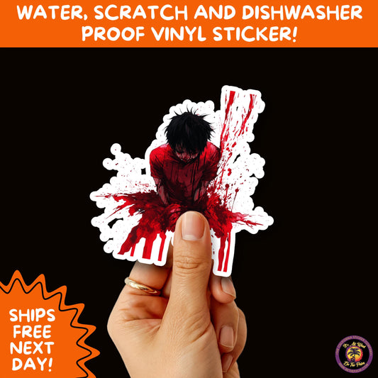 GORE HORROR STICKERS | Creepy Vibe Aesthetic – Blood, Skulls, Guts, and Creepy Vinyl Art for Halloween and Alternative Style Fans