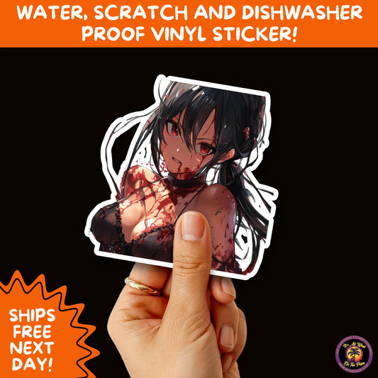 GORE HORROR STICKERS | Creepy Vibe Aesthetic – Blood, Skulls, Guts, and Creepy Vinyl Art for Halloween and Alternative Style Fans