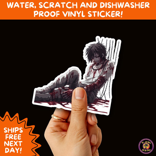 GORE HORROR STICKERS | Creepy Vibe Aesthetic – Blood, Skulls, Guts, and Creepy Vinyl Art for Halloween and Alternative Style Fans