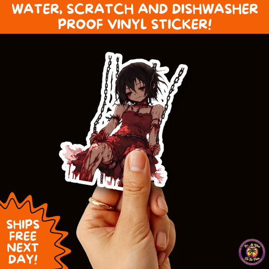 GORE HORROR STICKERS | Creepy Vibe Aesthetic – Blood, Skulls, Guts, and Creepy Vinyl Art for Halloween and Alternative Style Fans