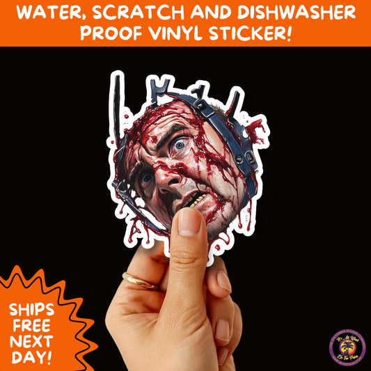 GORE HORROR STICKERS | Creepy Vibe Aesthetic – Blood, Skulls, Guts, and Creepy Vinyl Art for Halloween and Alternative Style Fans