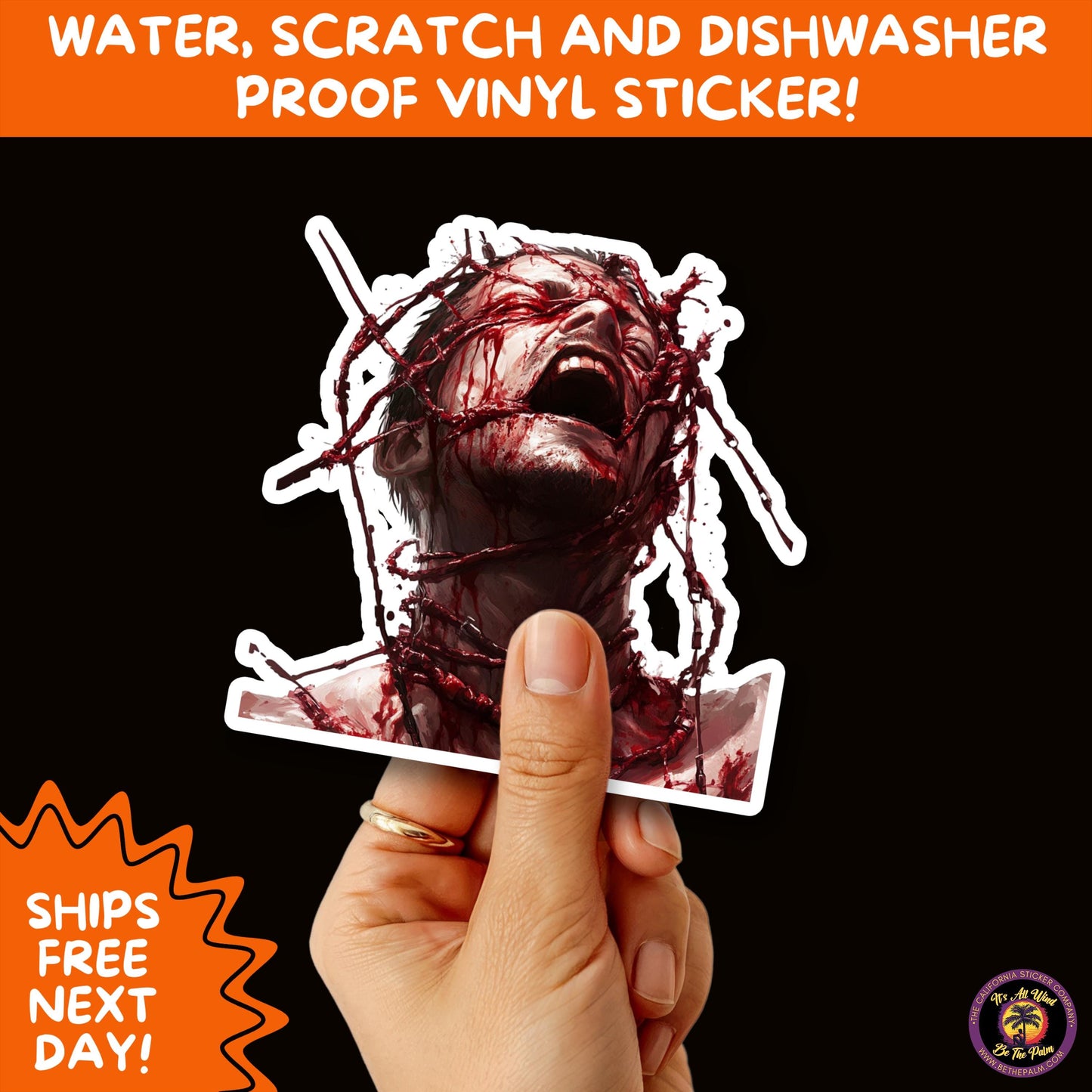 GORE HORROR STICKERS | Creepy Vibe Aesthetic β Blood, Skulls, Guts, and Creepy Vinyl Art for Halloween and Alternative Style Fans