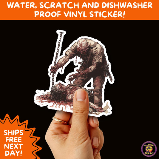 GORE HORROR STICKERS | Creepy Vibe Aesthetic – Blood, Skulls, Guts, and Creepy Vinyl Art for Halloween and Alternative Style Fans