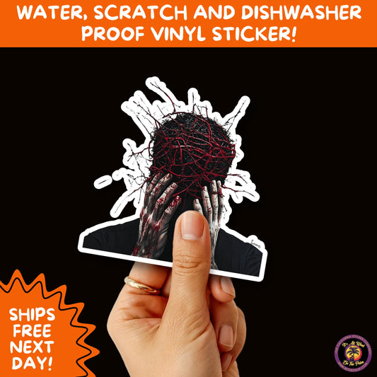 GORE HORROR STICKERS | Creepy Vibe Aesthetic – Blood, Skulls, Guts, and Creepy Vinyl Art for Halloween and Alternative Style Fans