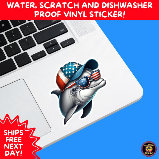 4TH OF JULY | Sticker Pack Independence Day Vinyl Decals, USA Flag, Fireworks, Red White Blue Summer Holiday Patriotic Sticker Set