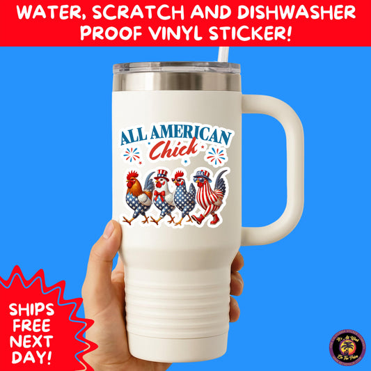 4TH OF JULY | Sticker Pack Independence Day Vinyl Decals, USA Flag, Fireworks, Red White Blue Summer Holiday Patriotic Sticker Set