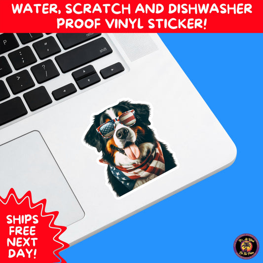 4TH OF JULY | Sticker Pack Independence Day Vinyl Decals, USA Flag, Fireworks, Red White Blue Summer Holiday Patriotic Sticker Set