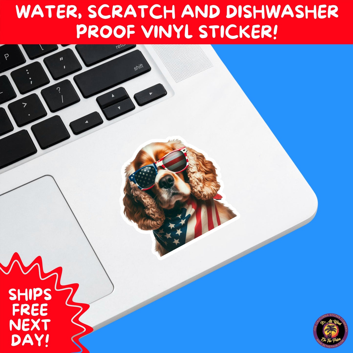 4TH OF JULY | Sticker Pack Independence Day Vinyl Decals, USA Flag, Fireworks, Red White Blue Summer Holiday Patriotic Sticker Set