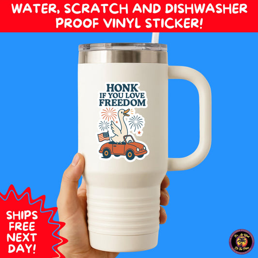 4TH OF JULY | Sticker Pack Independence Day Vinyl Decals, USA Flag, Fireworks, Red White Blue Summer Holiday Patriotic Sticker Set