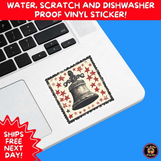 4TH OF JULY | Sticker Pack Independence Day Vinyl Decals, USA Flag, Fireworks, Red White Blue Summer Holiday Patriotic Sticker Set