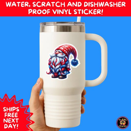 4TH OF JULY | Sticker Pack Independence Day Vinyl Decals, USA Flag, Fireworks, Red White Blue Summer Holiday Patriotic Sticker Set