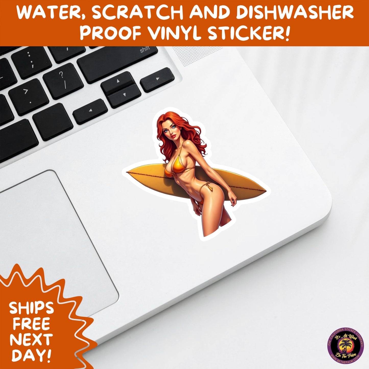 FUN BEACH STICKERS with Bikini Designs, Perfect for Travel Journals, Water Bottles, Tumblers, Laptops, Scrapbooks, and Summer Decor
