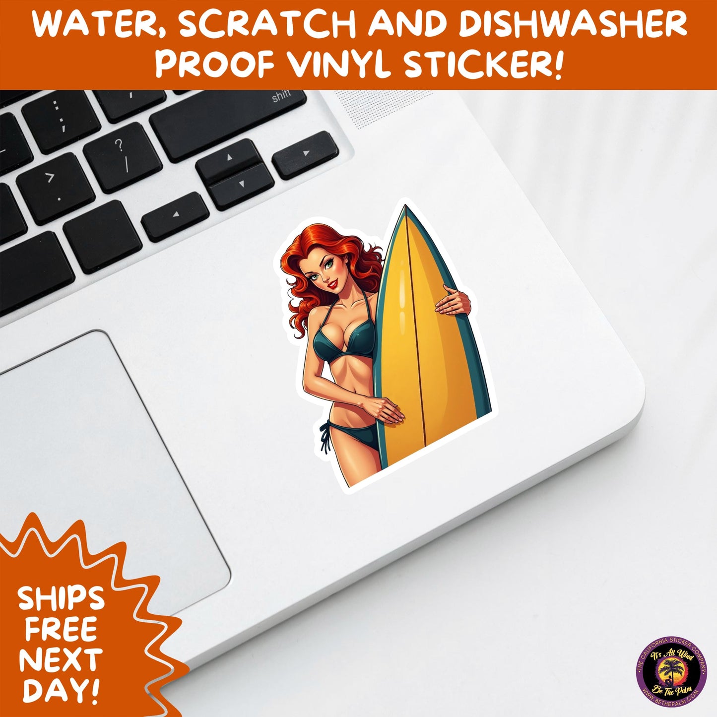 FUN BEACH STICKERS with Bikini Designs, Perfect for Travel Journals, Water Bottles, Tumblers, Laptops, Scrapbooks, and Summer Decor