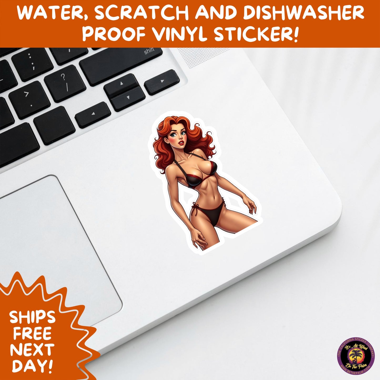 FUN BEACH STICKERS with Bikini Designs, Perfect for Travel Journals, Water Bottles, Tumblers, Laptops, Scrapbooks, and Summer Decor