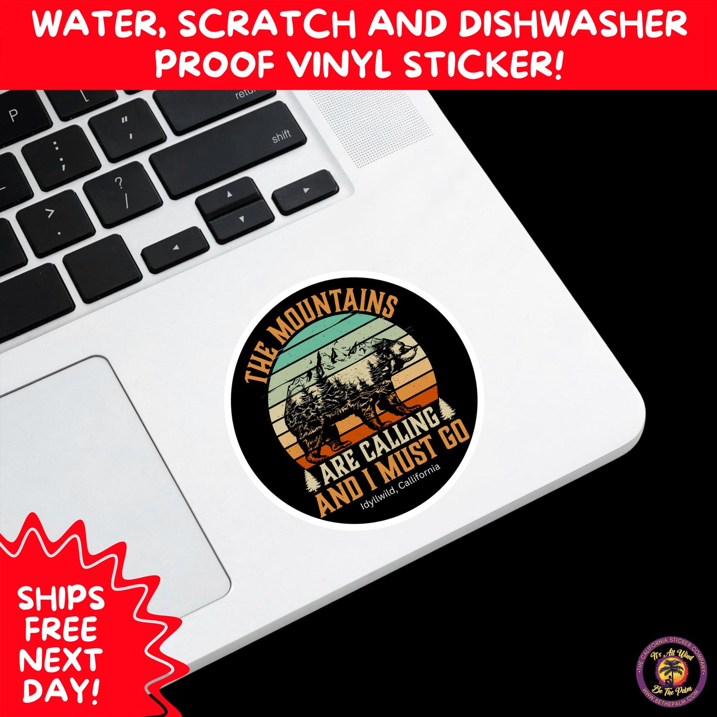 HIKING STICKERS | Set Waterproof Vinyl Decals Ideal for Backpacks Journals Cars Perfect Gift for Trail Walkers Campers and Outdoor Fans