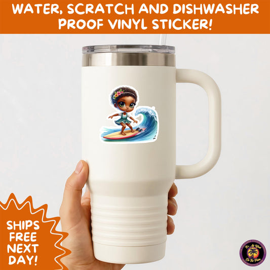 FUN BEACH STICKERS with Bikini Designs, Perfect for Travel Journals, Water Bottles, Tumblers, Laptops, Scrapbooks, and Summer Decor