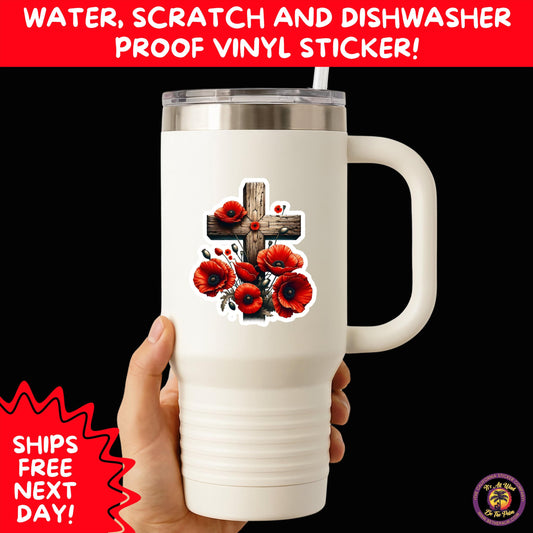 VETERAN STICKERS | Veteran Made Patriotic Vinyl Decals for Military Support, Army Navy Marine Veteran Gifts, American Flag Bumper Sticker