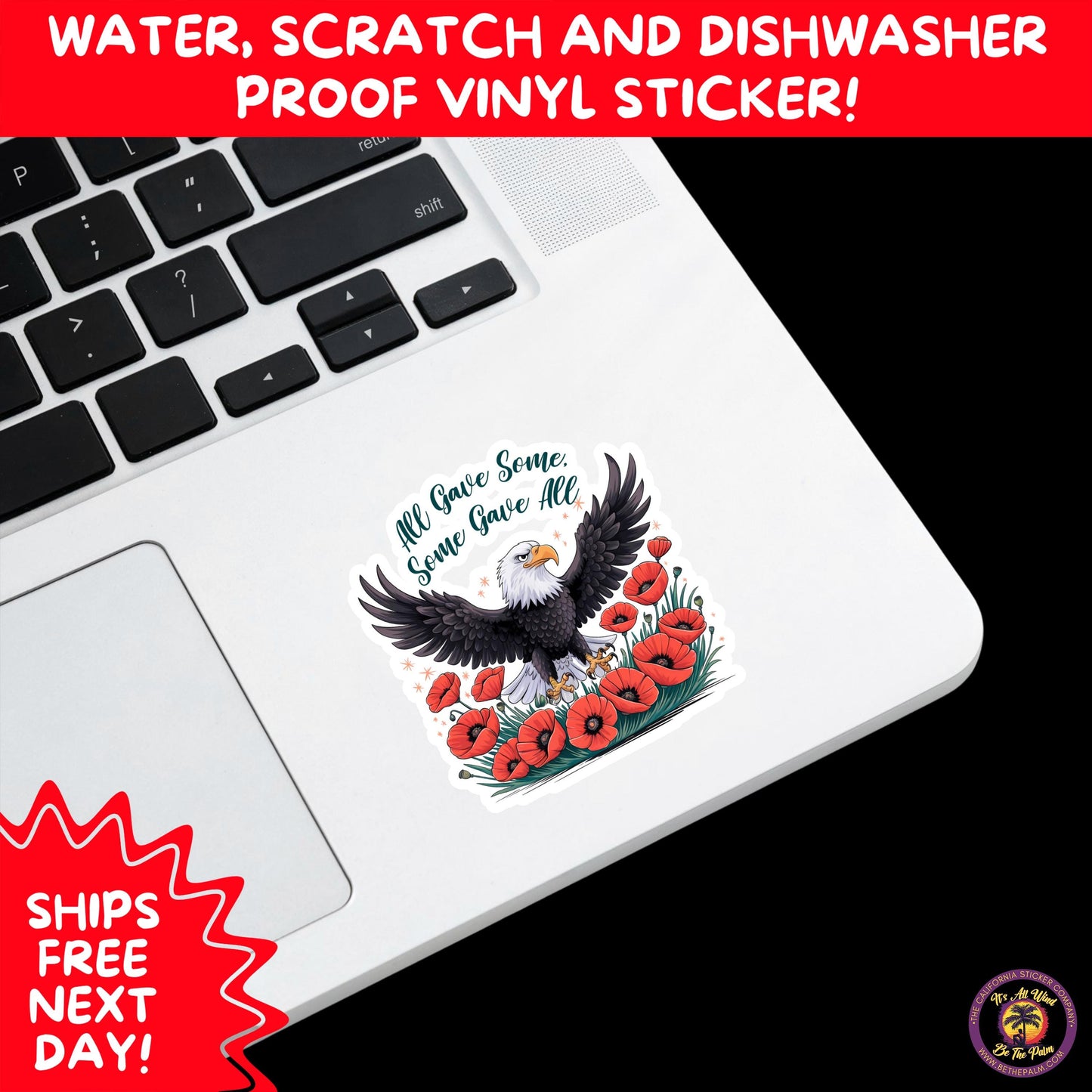 VETERAN STICKERS | Veteran Made Patriotic Vinyl Decals for Military Support, Army Navy Marine Veteran Gifts, American Flag Bumper Sticker