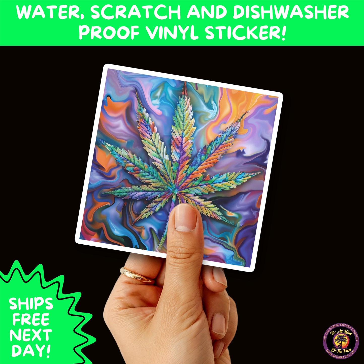 PSYCHEDELIC ART STICKERS | Trippy Groovy Vinyl Decals for Journals, Water Bottles, Laptops, Hippie Aesthetic Stickers for Vibe Lovers