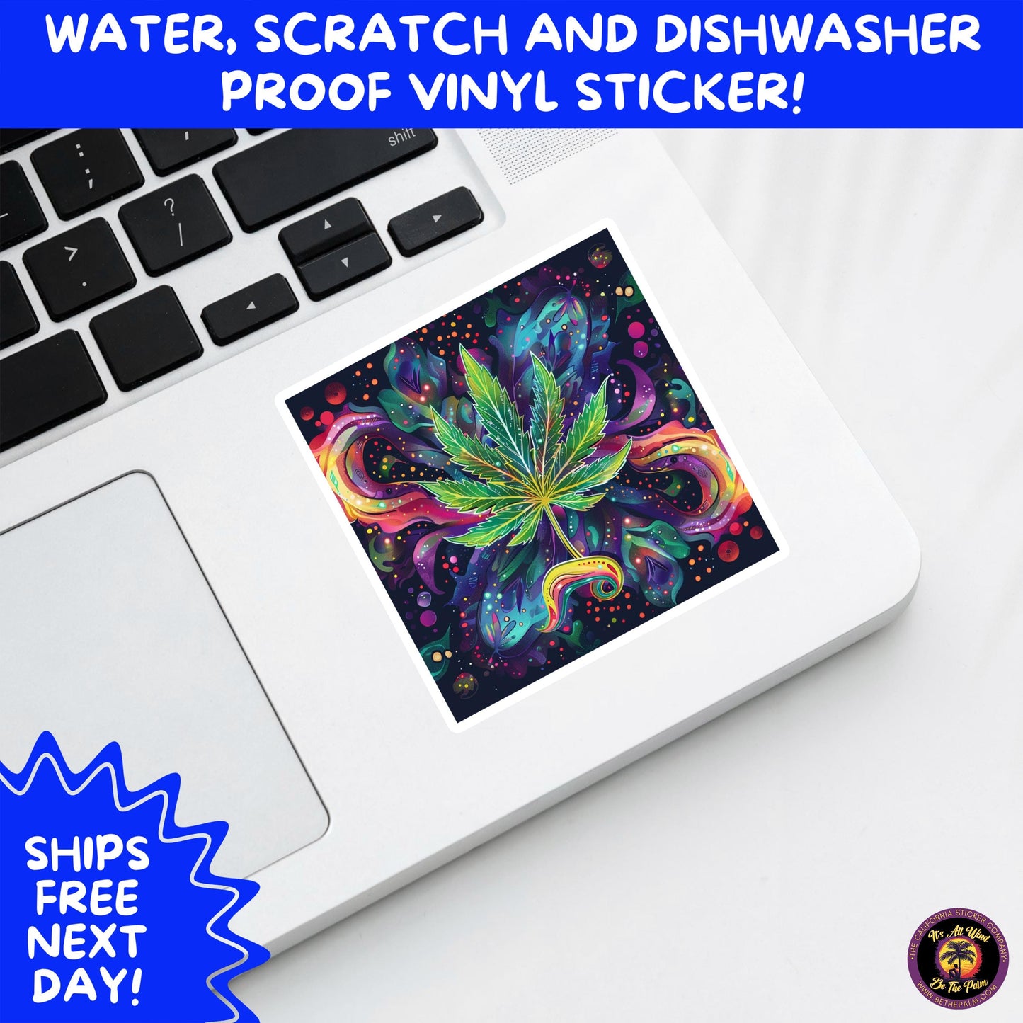 PSYCHEDELIC ART STICKERS | Trippy Groovy Vinyl Decals for Journals, Water Bottles, Laptops, Hippie Aesthetic Stickers for Vibe Lovers