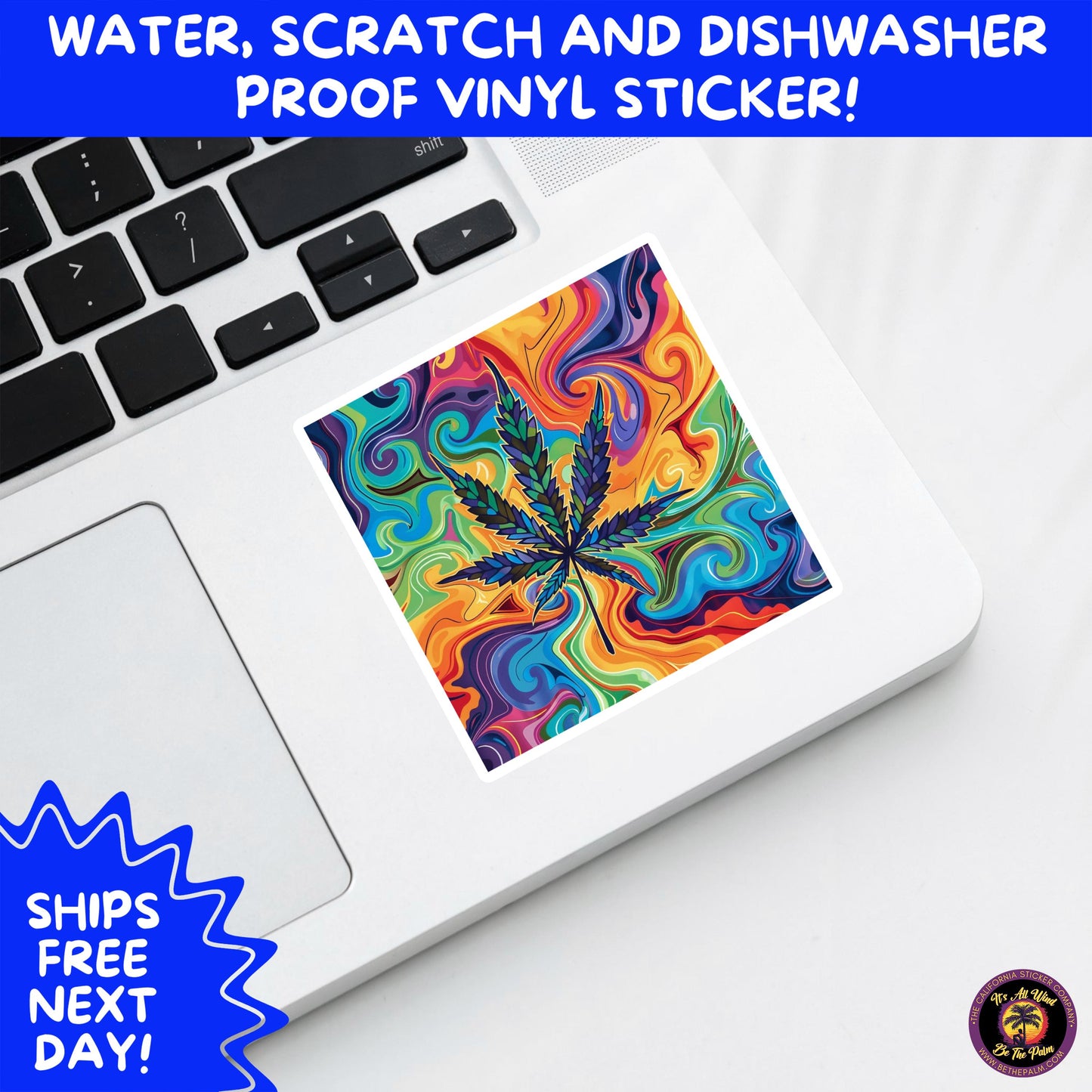 PSYCHEDELIC ART STICKERS | Trippy Groovy Vinyl Decals for Journals, Water Bottles, Laptops, Hippie Aesthetic Stickers for Vibe Lovers