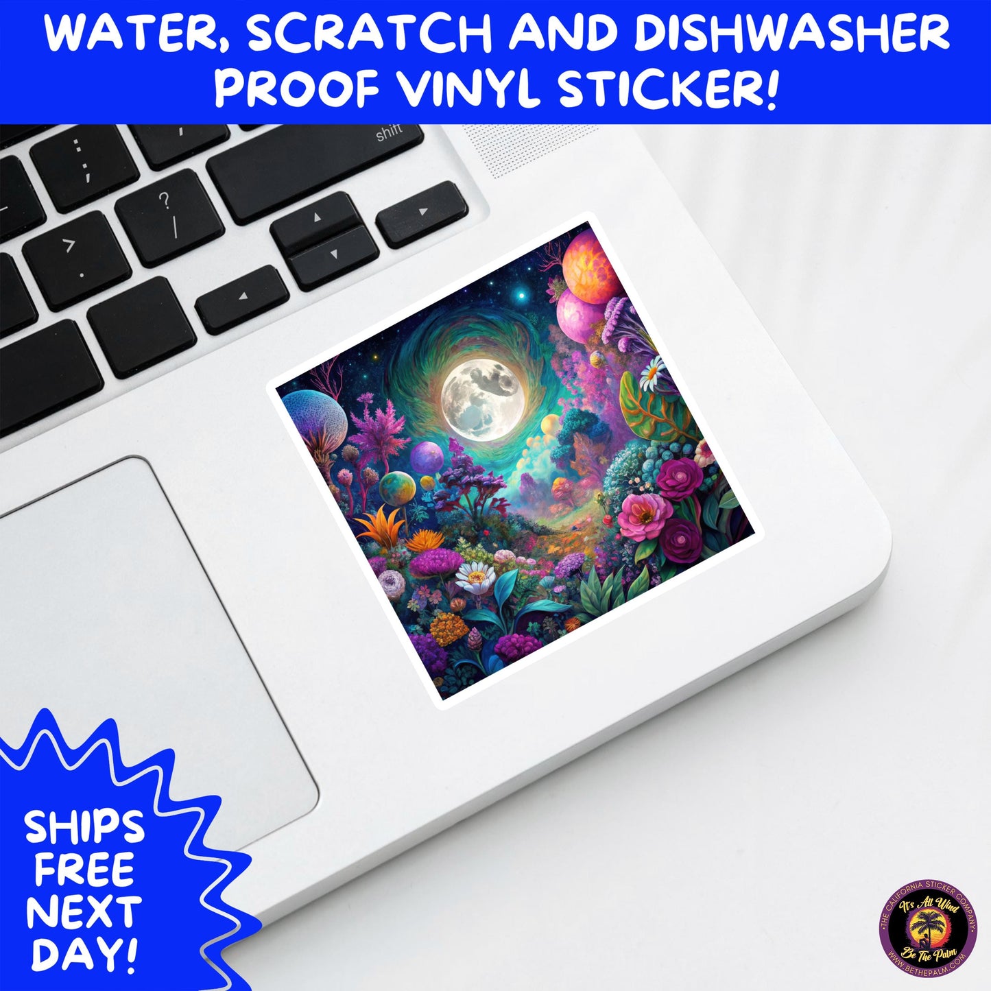 PSYCHEDELIC ART STICKERS | Trippy Groovy Vinyl Decals for Journals, Water Bottles, Laptops, Hippie Aesthetic Stickers for Vibe Lovers