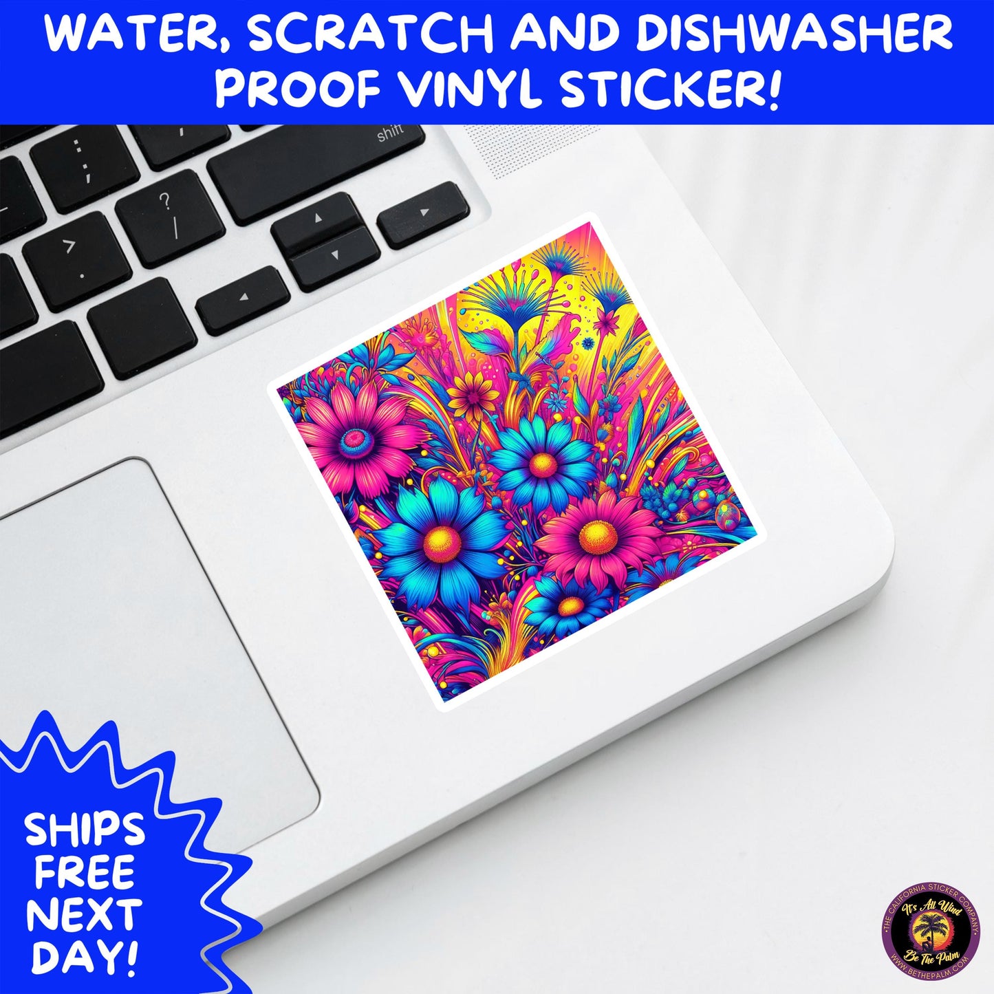 PSYCHEDELIC ART STICKERS | Trippy Groovy Vinyl Decals for Journals, Water Bottles, Laptops, Hippie Aesthetic Stickers for Vibe Lovers