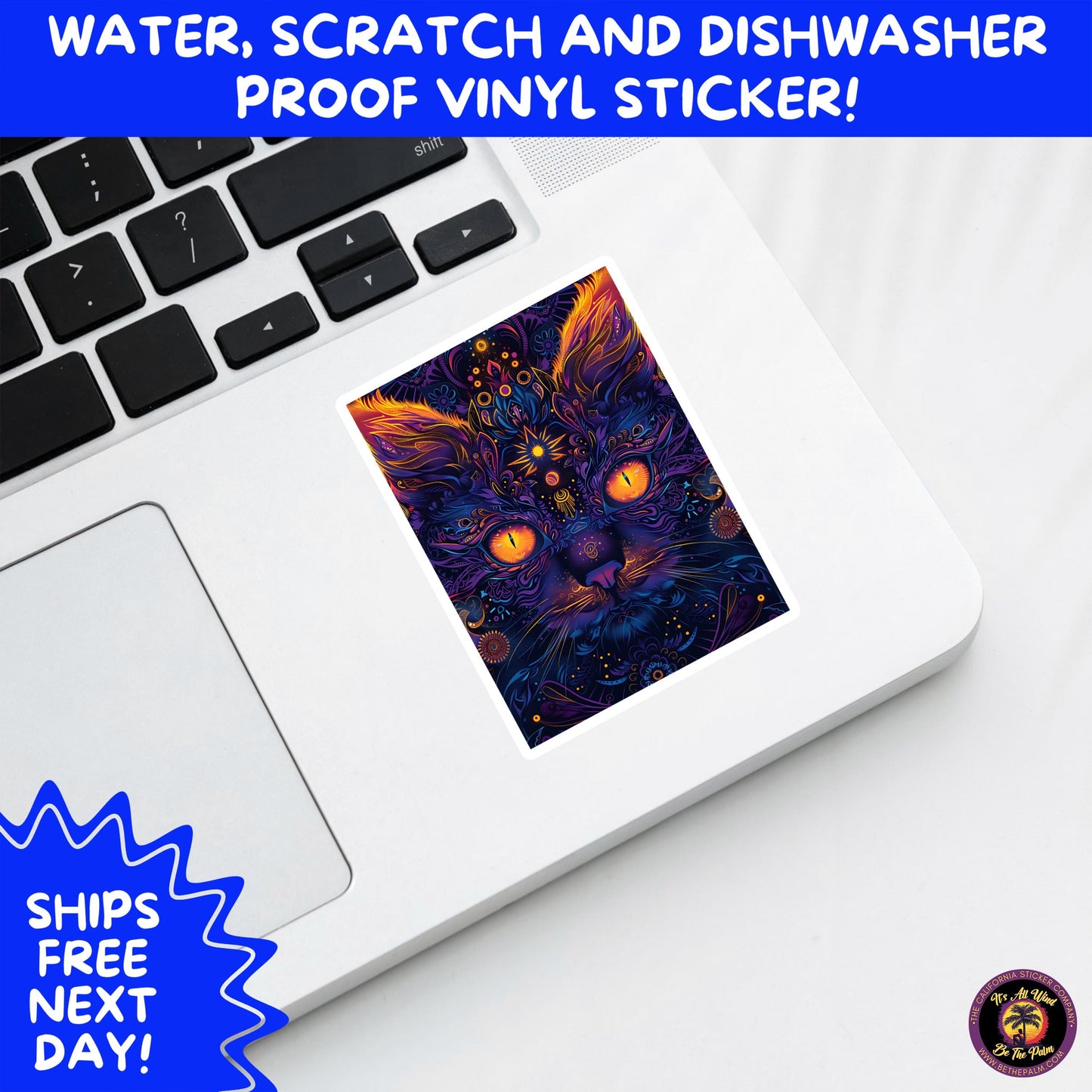PSYCHEDELIC ART STICKERS | Trippy Groovy Vinyl Decals for Journals, Water Bottles, Laptops, Hippie Aesthetic Stickers for Vibe Lovers